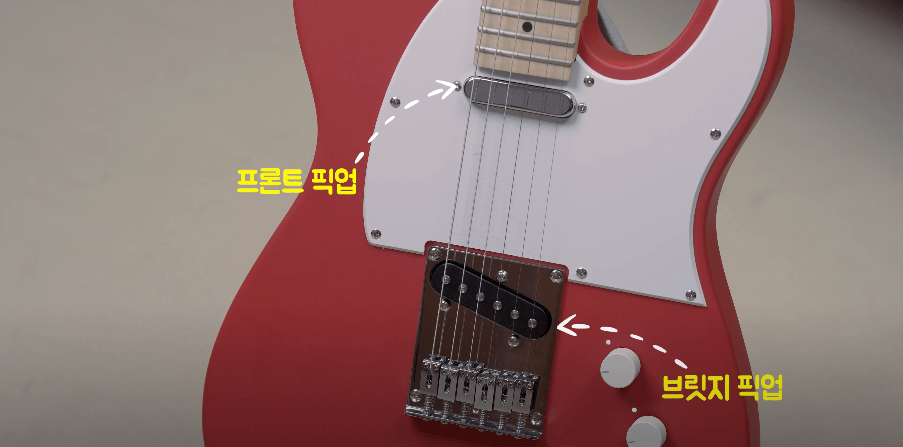 기타 용어 : 기타 프론트 픽업, 브릿지 핍업